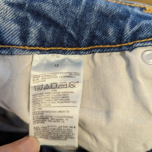 Old Navy O.G. straight jeans size 12 NWT - Picture 6 of 8